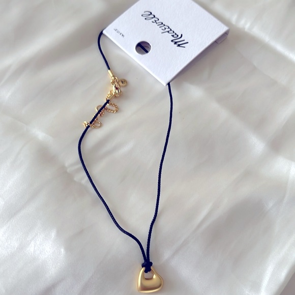 Madewell An adjustable cord choker necklace. New - Picture 3 of 7